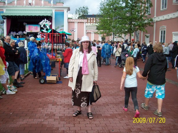 Susanne p� Liseberg 20 juli 2009